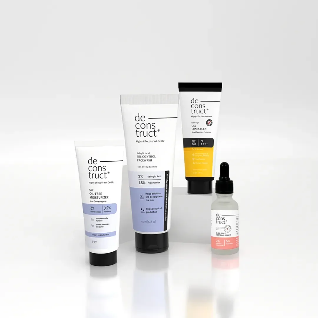 Post: OILY & ACNE-PRONE SKIN
A dermat-recommended routine: 2% salicylic acid face wash, a non-greasy gel sunscreen with new-ge