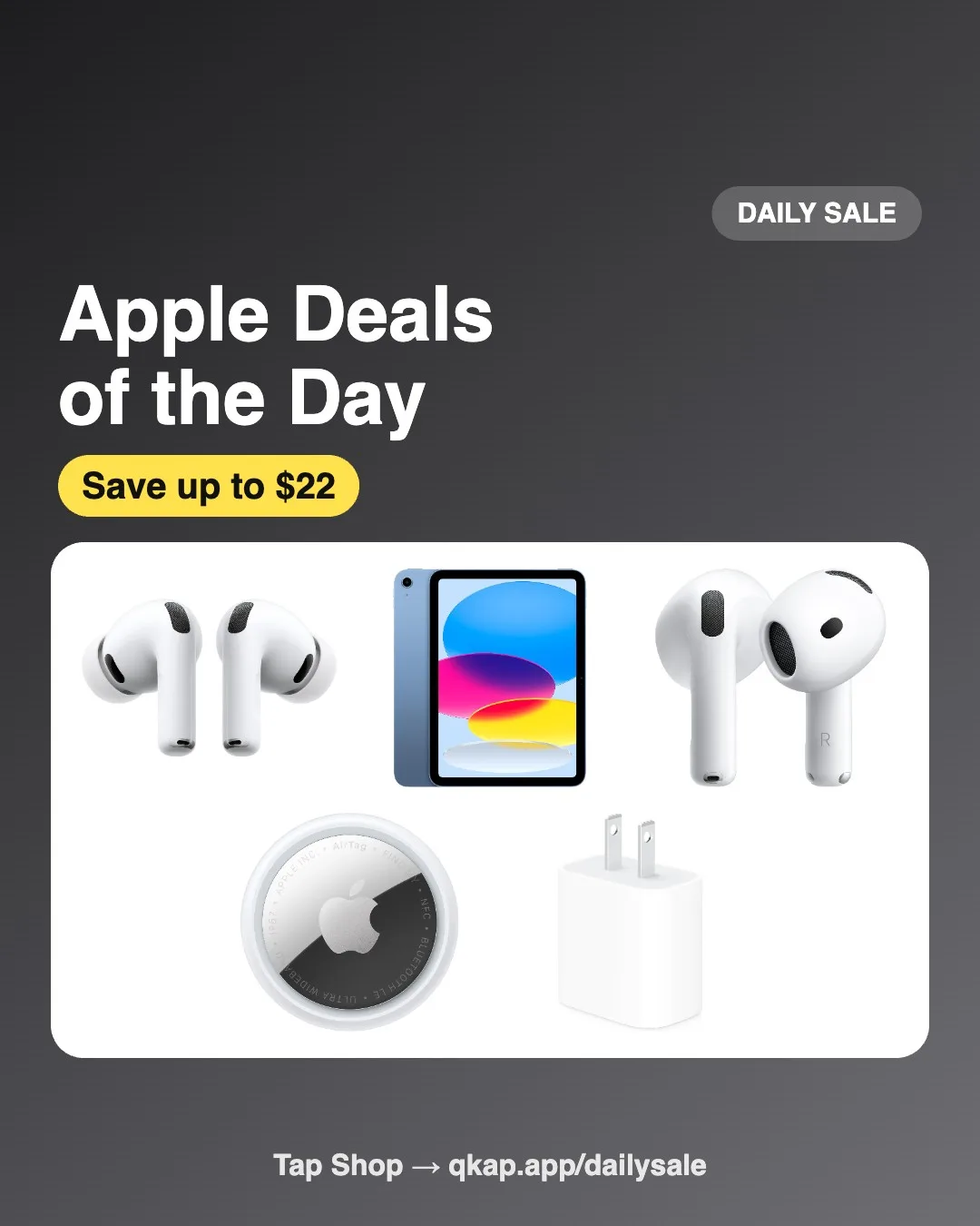 Post #1: Today's best Apple deals on Amazon 🍏 AirPods Pro 3, iPad 11, AirPods 5, AirTag 2 & the 20W charger — prices drop fast, 