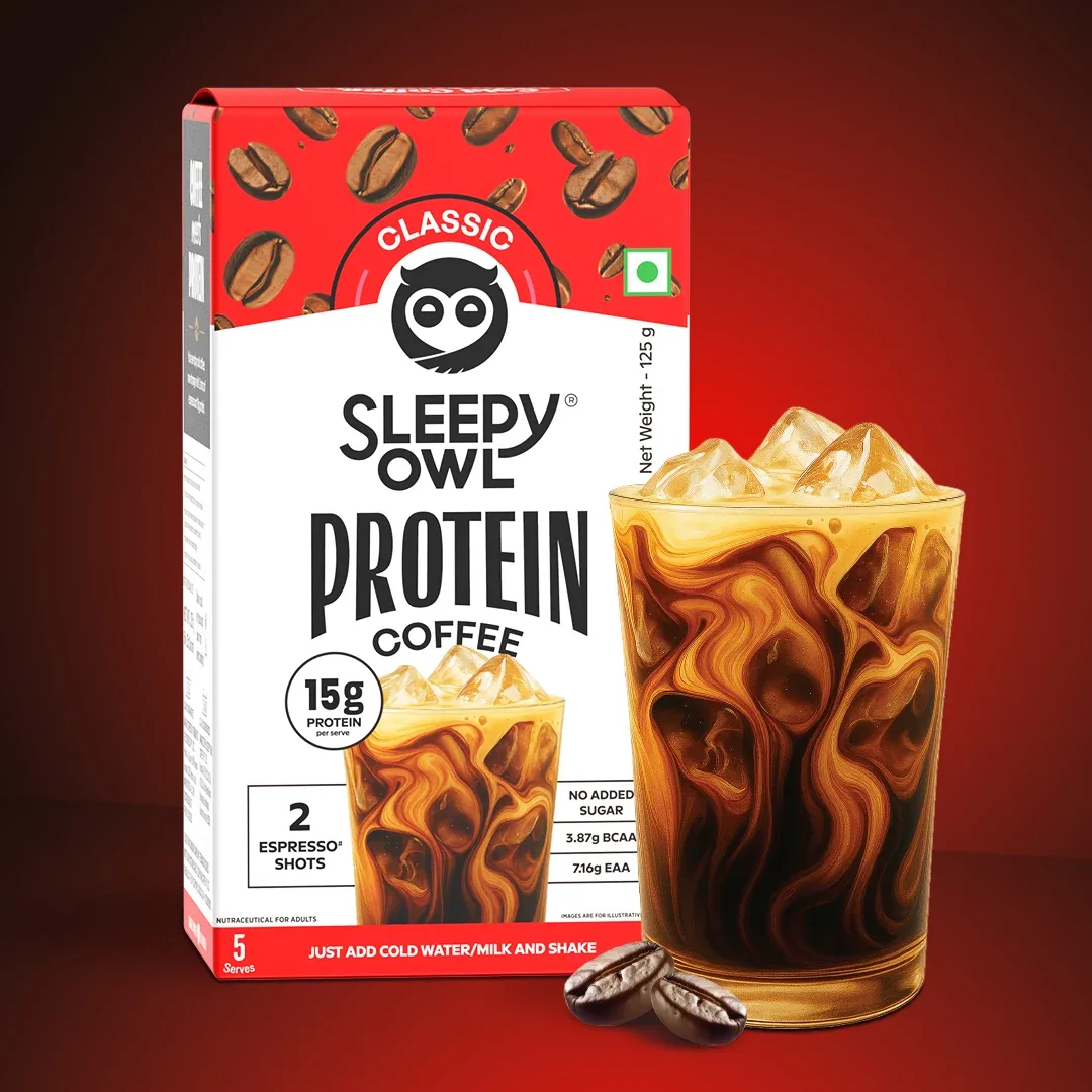 Post: Meet Protein Coffee 💪
Each sachet: 15g protein, 2 espresso shots, no added sugar and under 97 calories. Add cold water