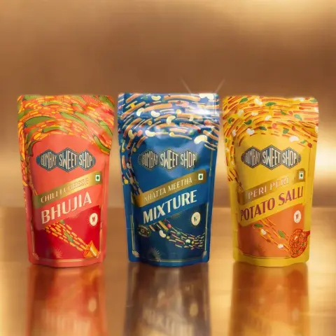 Photo of Assorted Mini Namkeen Combo (Pack of 3)